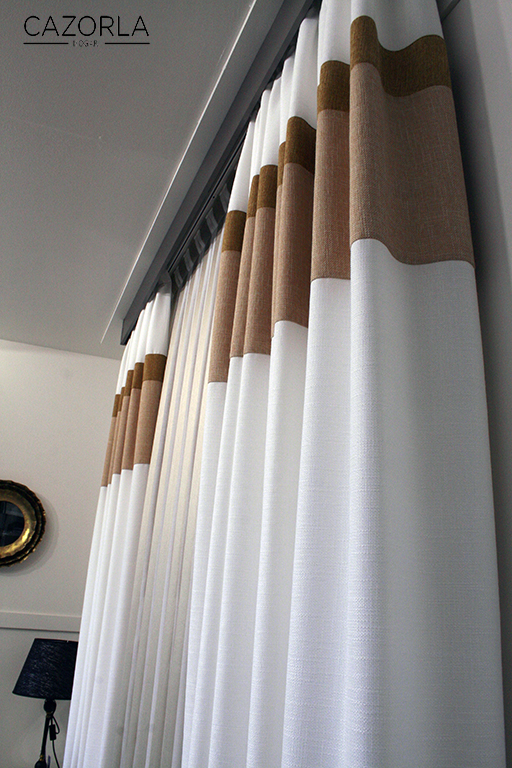 cortinas dobles confeccionadas a medida en riel moda hogar cazorla córdoba